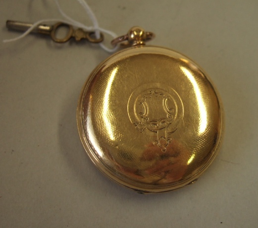 Appraisal: A gentleman's ct gold cased hunting cased pocket watch with