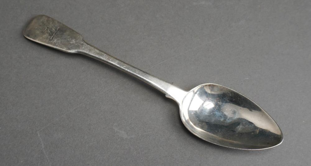 Appraisal: GEORGE III STERLING SILVER TABLE SPOON LONDON OZTGeorge III Sterling