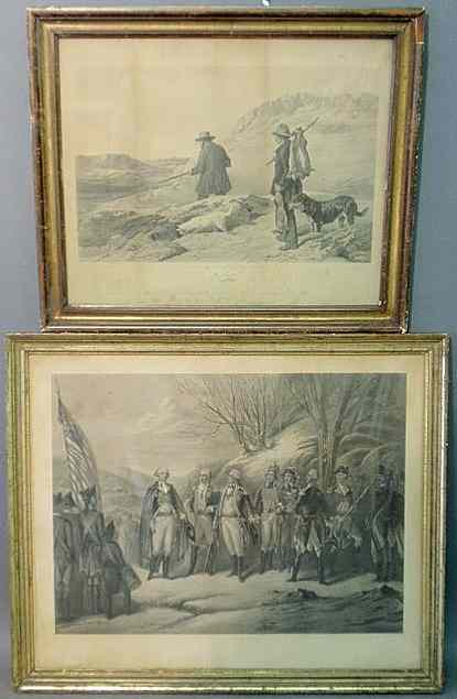 Appraisal: Two prints- Rabbit Imp J H Bufford x and George