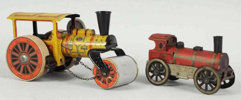 Appraisal: Lot of Tin Litho Vehicle Wind-Up Toys German Working Includes