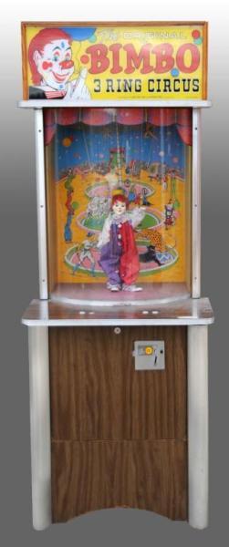 Appraisal: Bimbo -Ring Circus Coin-Op Machine Description Working Condition Excellent Size