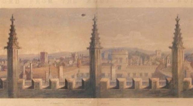 Appraisal: DAY HAGHE LITHOGRAPHERS - 'Panorama of Oxford from the Roof