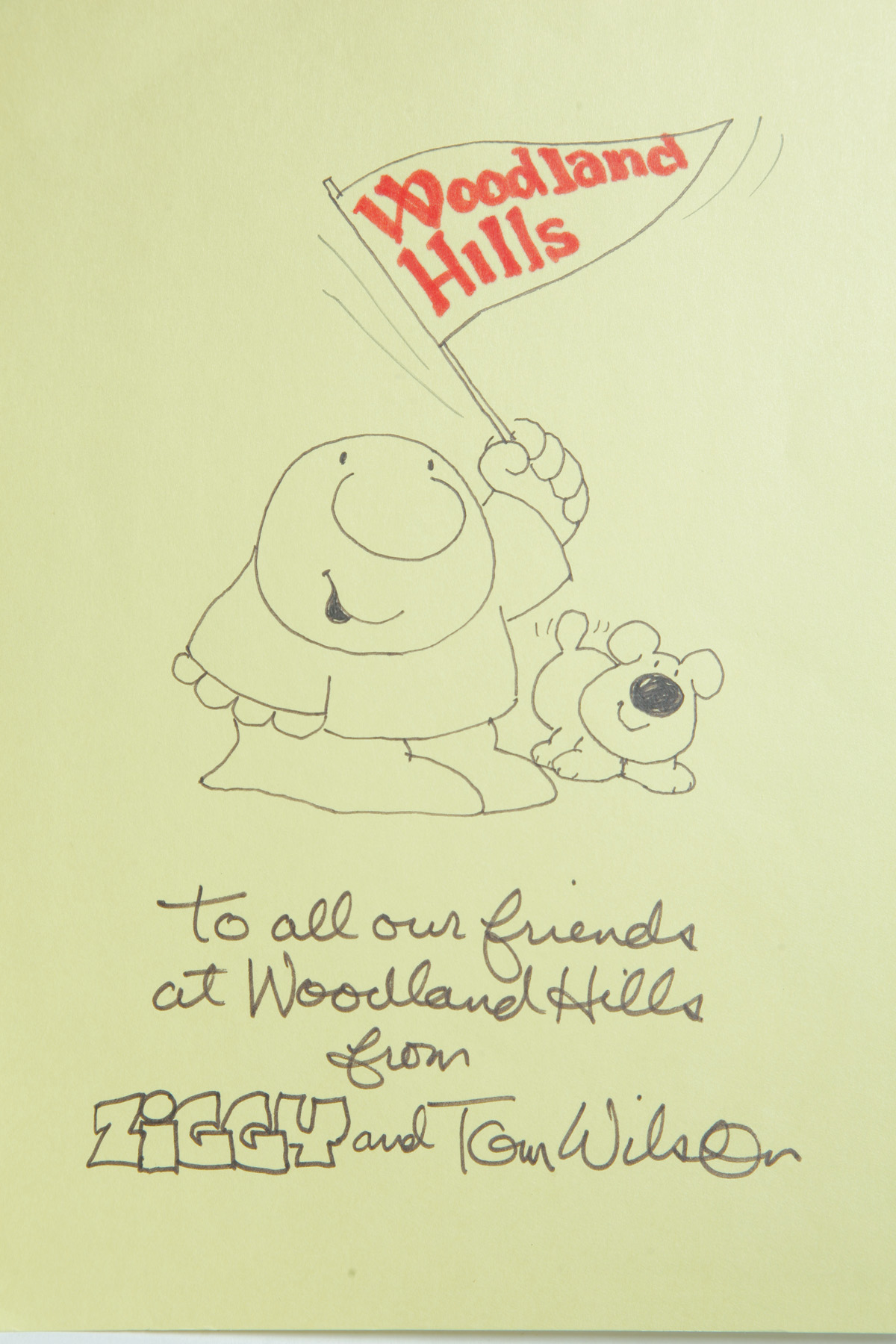 Appraisal: COLLECTION OF CARTOON ARTIST AUTOGRAPHS th century Collection includes Carol