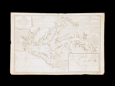 Appraisal: piece Engraved Map Sartine M de Carte de la Baie