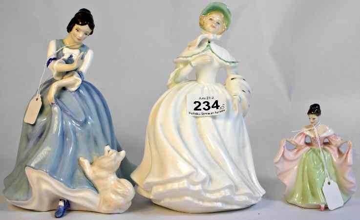 Appraisal: Royal Doulton Figures Jessica HN and Lorraine HN and Sara