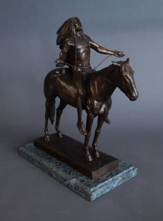 Appraisal: Cyrus Dallin bronze Cyrus Dallin American - - ''Appeal to