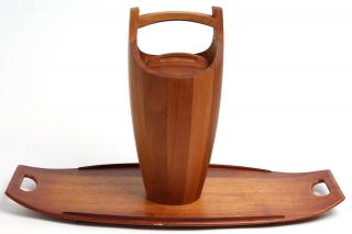 Appraisal: Dansk Mid Teak modernist designs by Jens Quistgaard each marked