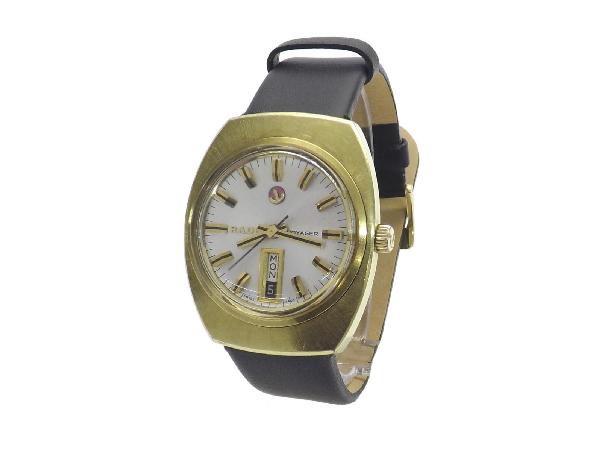 Appraisal: Rado Voyager automatic gold plated and stainless steel gentleman's wristwatch