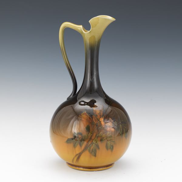 Appraisal: RARE ROOKWOOD POTTERY EWER BY MATTHEW ANDREW DALY AMERICAN -