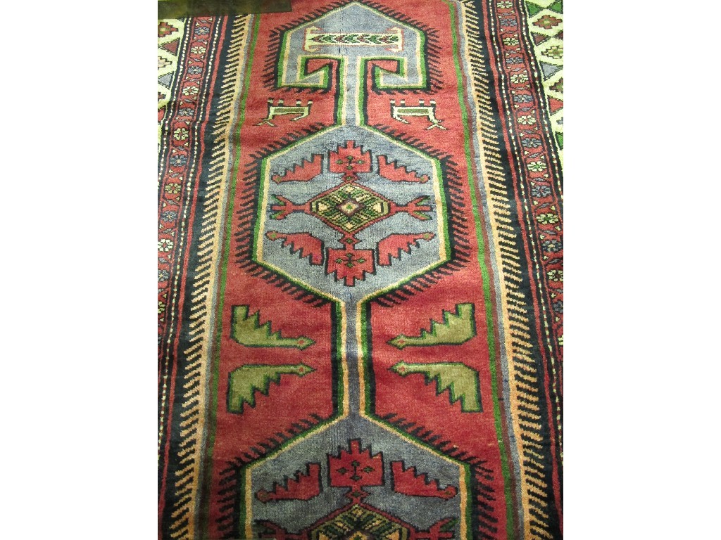 Appraisal: Hamadan multi-coloured floor rug