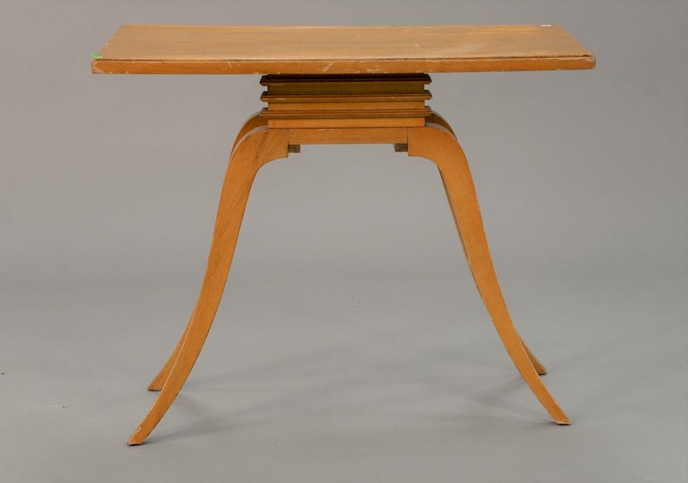 Appraisal: Paul Frankl table for Brown Saltman Collection ht in wd