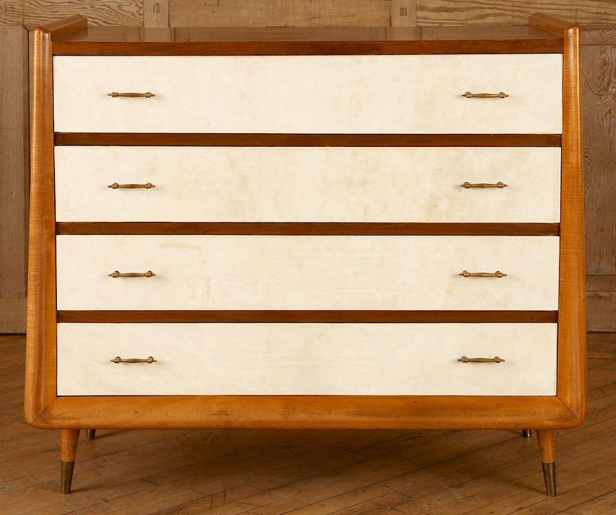 Appraisal: ITALIAN DRESSER MANNER OF GIO PONTI C A four drawer