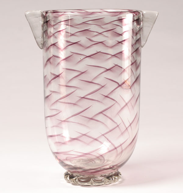 Appraisal: Alberto Seguso C designed by Napoleone Martinuzzi Pennelate art glass