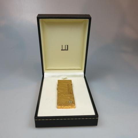 Appraisal: Dunhill Rollagas Lighter in gold plated case in the original