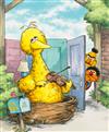 Appraisal: JOE MATHIEU Big Bird Plays the Violin Published book cover