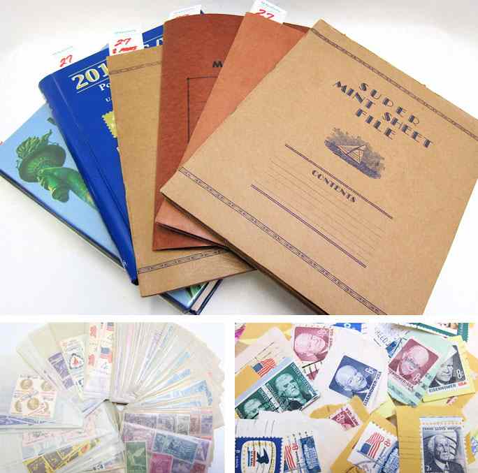 Appraisal: LARGE ESTATE COLLECTION OF U S AND FOREIGN STAMPS PARTS