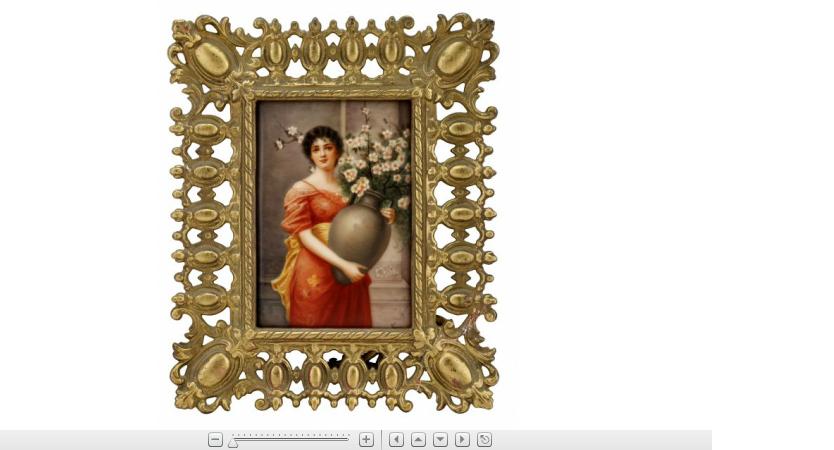 Appraisal: Hutschenreuther porcelain plaque early th century