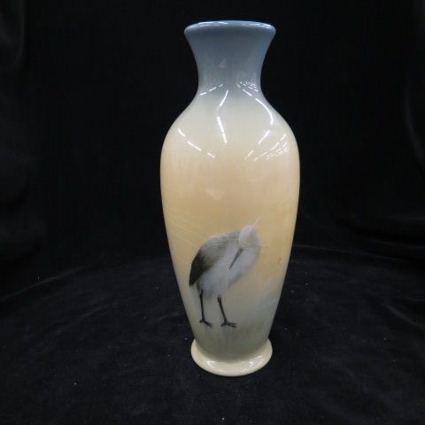 Appraisal: Rookwood Art Pottery Vasewith handpainted crane decoration by Carl Schmidt