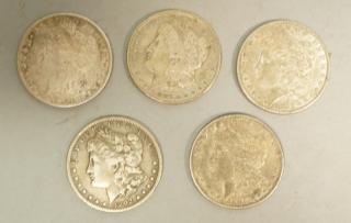 Appraisal: Morgan S Silver Dollars S S S Morgan S Silver