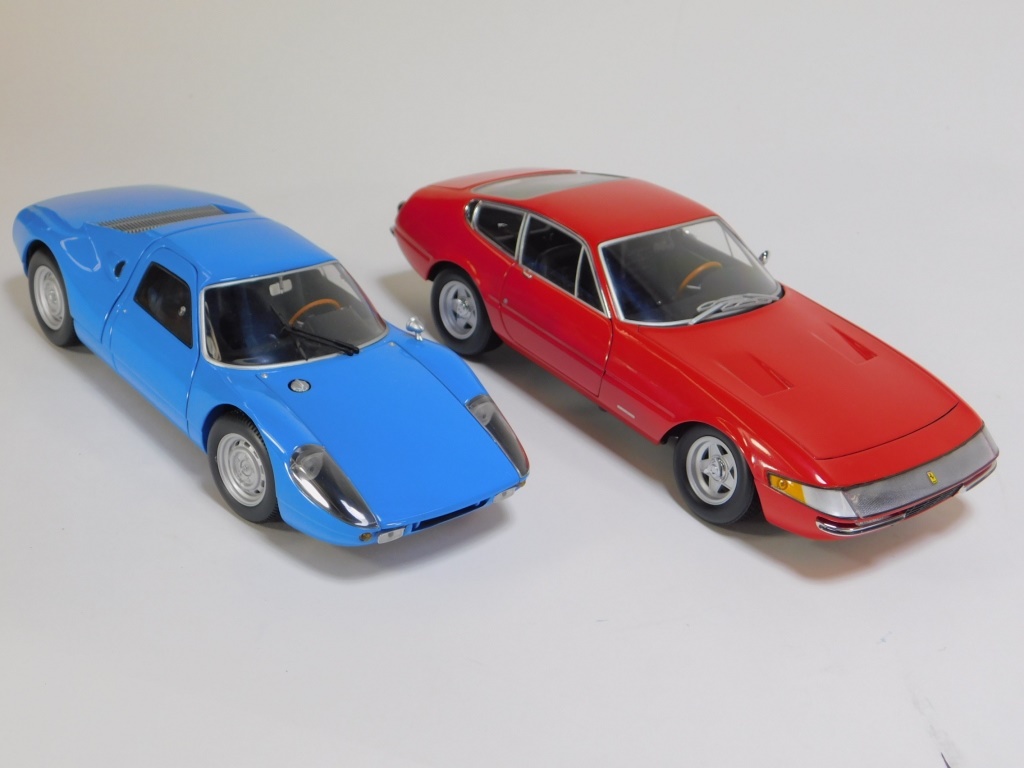 Appraisal: PC KYOSHO FERRARI GTB PORSCHE GTS Includes a Kyosho Ferrari