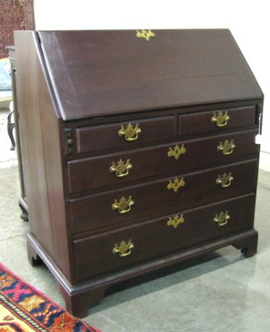 Appraisal: Federal Style Slant Front Desk - Secretary in mahogany finished