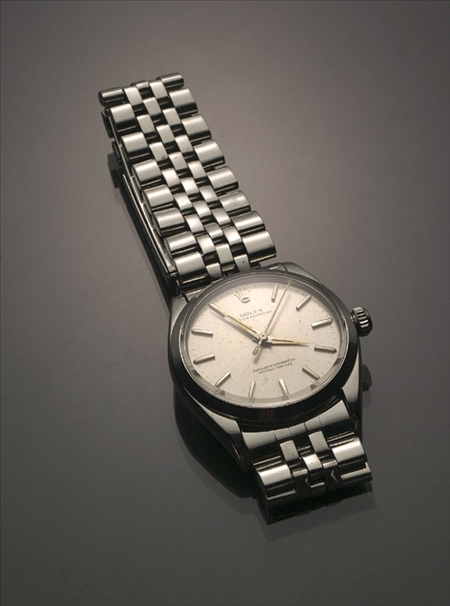 Appraisal: Gentleman's Stainless Steel Automatic Wristwatch Rolex Oyster Perpetual Swiss Circa