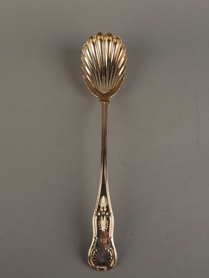 Appraisal: A George B Sharp Coin Silver Stuffing Spoon Philadelphia -