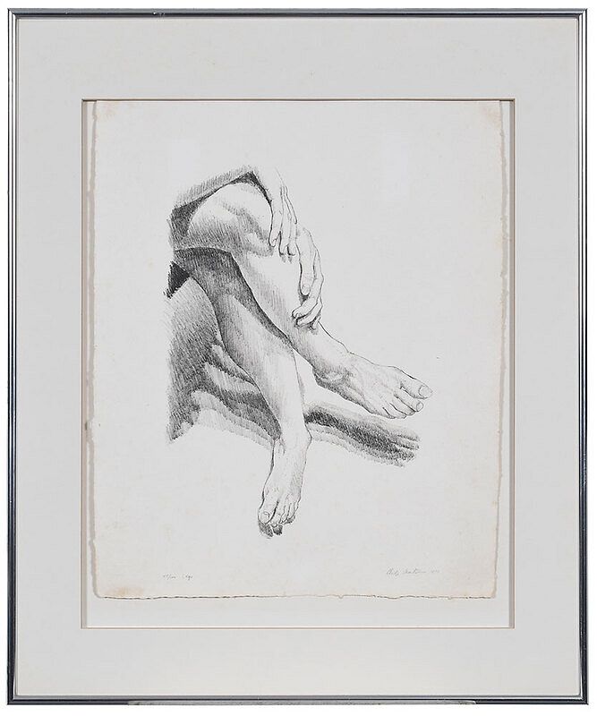 Appraisal: Philip Pearlstein New York born Legs signed lower right Philip