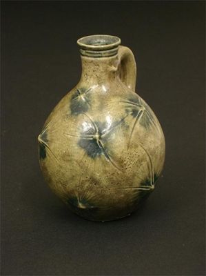 Appraisal: A Martin Brothers stoneware gourd jug by Walter Edwin Martin