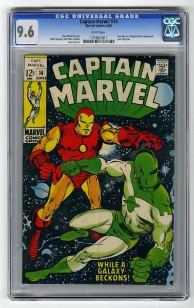 Appraisal: Captain Marvel CGC Marvel Comics Click for full description