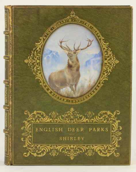 Appraisal: Shirley Evelyn ENGLISH DEER PARKS London John Murray quarto tooled