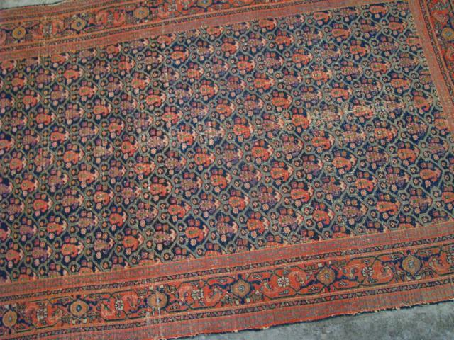 Appraisal: Vintage Persian Rug ' x ' '' in red beige