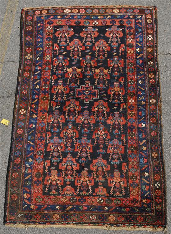 Appraisal: KURD RUG Persia circa feet inches x feet inches