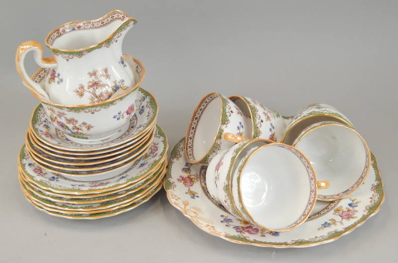 Appraisal: A Spode Eden pattern part tea service to include six