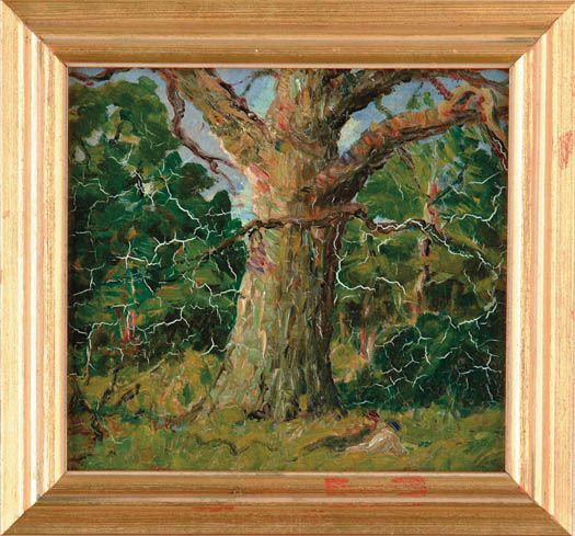 Appraisal: PARKER T GAMAGE American th Century THE OAK TREE AT