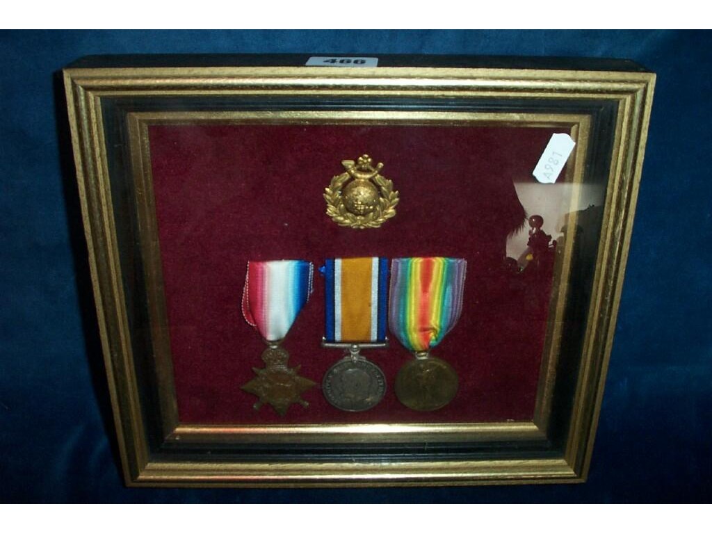 Appraisal: Three WWI War medals a War medal a Victory medal