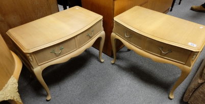 Appraisal: Quality reproduction Adams style Bedside cabinets