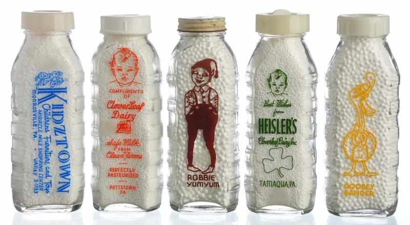 Appraisal: Lot of Baby Milk Bottles Description Lot includes milk bottles