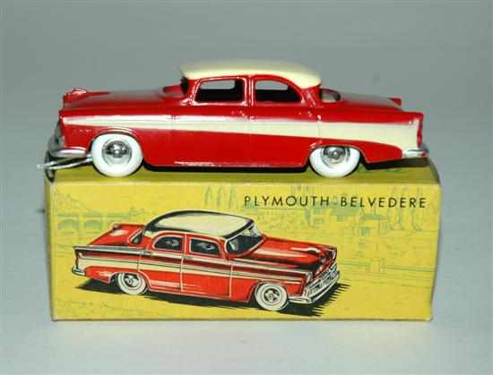 Appraisal: CIJ Plymouth Belvedere French red body white roof and side