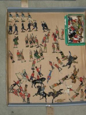 Appraisal: Approximately seventy five early Britains figures including four Japanese Infantry