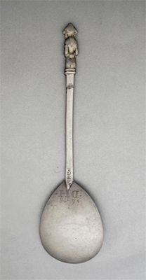 Appraisal: Plymouth A Charles I spoon with a gilt figure pricked