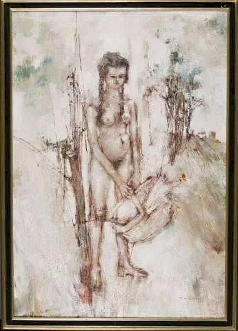 Appraisal: Michel De Gallard Nude o c De Gallard Michel France