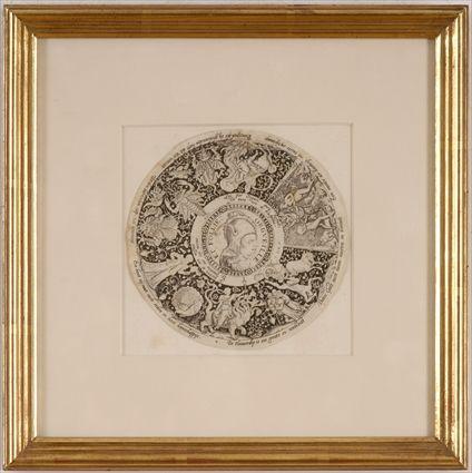 Appraisal: ATTRIBUTED TO THEODOR DE BRY ORGUEILLE ET FOLLIE Engraving on