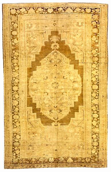 Appraisal: A Turkish carpet Anatolia early th century size approximately ft