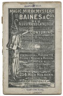 Appraisal: Baines Co s New Illustrated Catalogue of Novelties in Conjuring