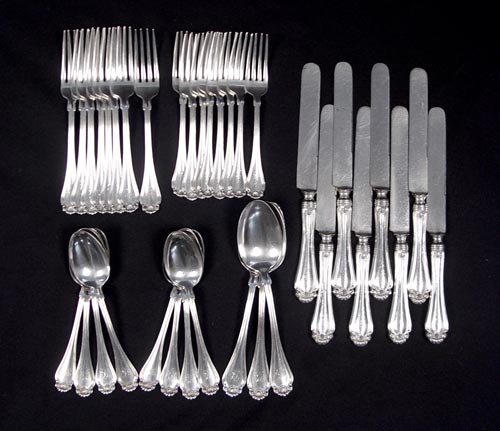 Appraisal: DOMINICK HAFF ''CENTURY'' STERLING FLATWARE SERVICE pieces Dominick Haff sterling