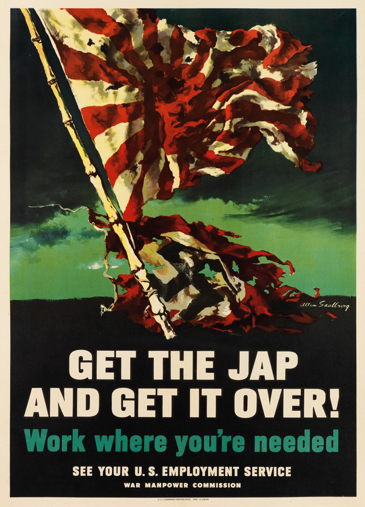 Appraisal: ALLEN SAALBURG - GET THE JAP AND GET IT OVER