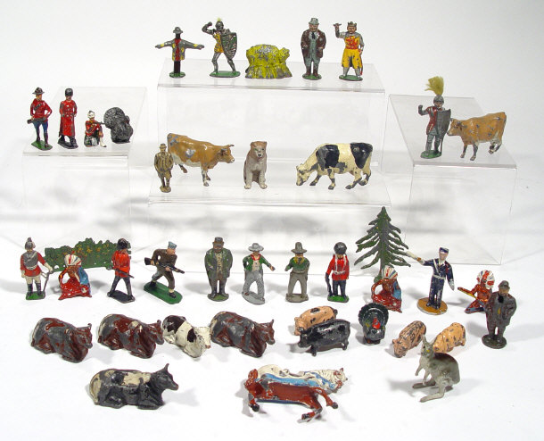 Appraisal: Selection of Britains painted lead farm animals soldiers and some