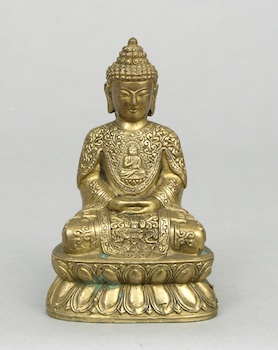 Appraisal: Seated Buddha ca th Century Listed as th century but