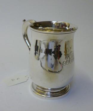 Appraisal: A GEORGE III MUG maker possibly Charles Eley London of